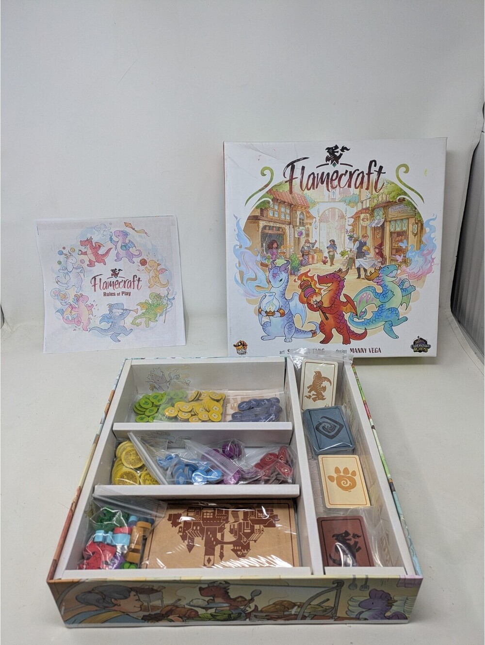 Flamecraft Board Game In Excellent Condition And Complete